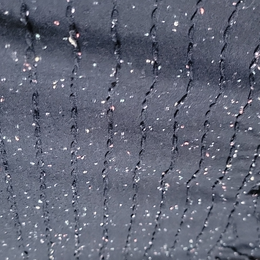 Lauren Conrad Speckled Girly Blue Small Confetti Textured Skater Dress - Picture 4 of 8